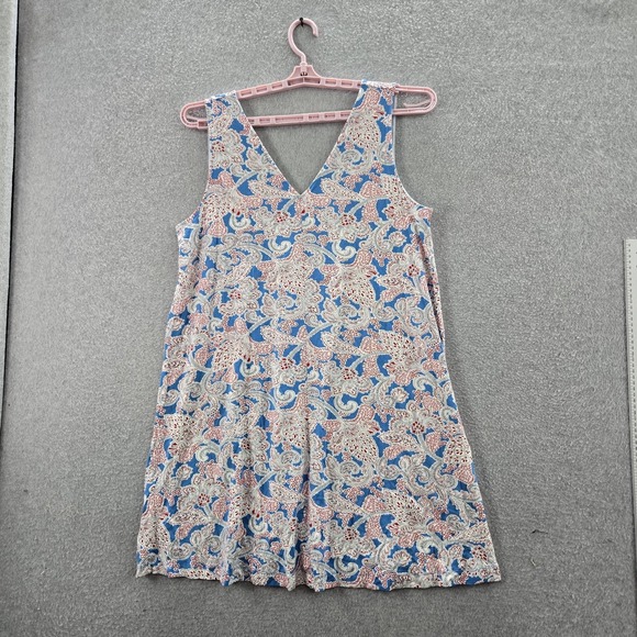 LOFT Dresses & Skirts - LOFT Women Dress L Blue Paisley A-Line Sleeveless NWOT (Bin 6)
